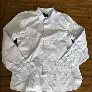 J crew women’s blue button up